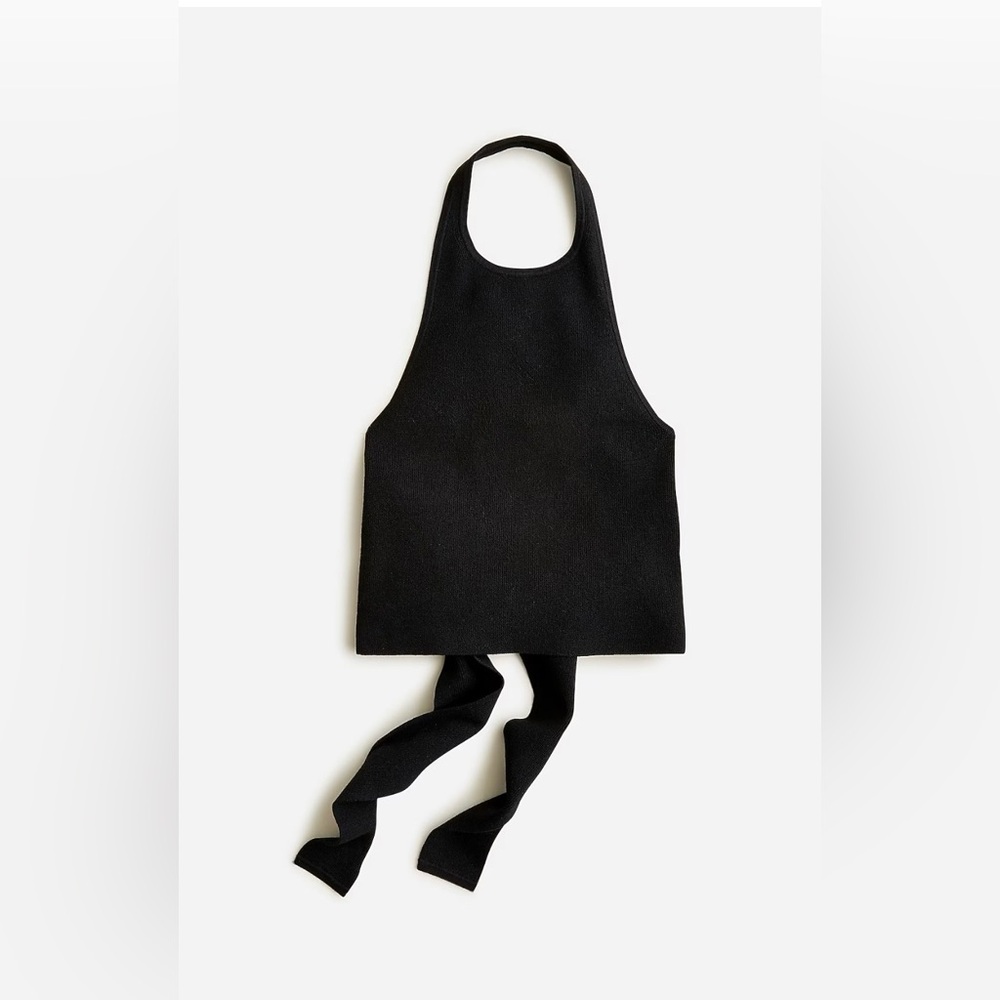 J Crew Tie Back Halter Sweater Tank, size M, NWT